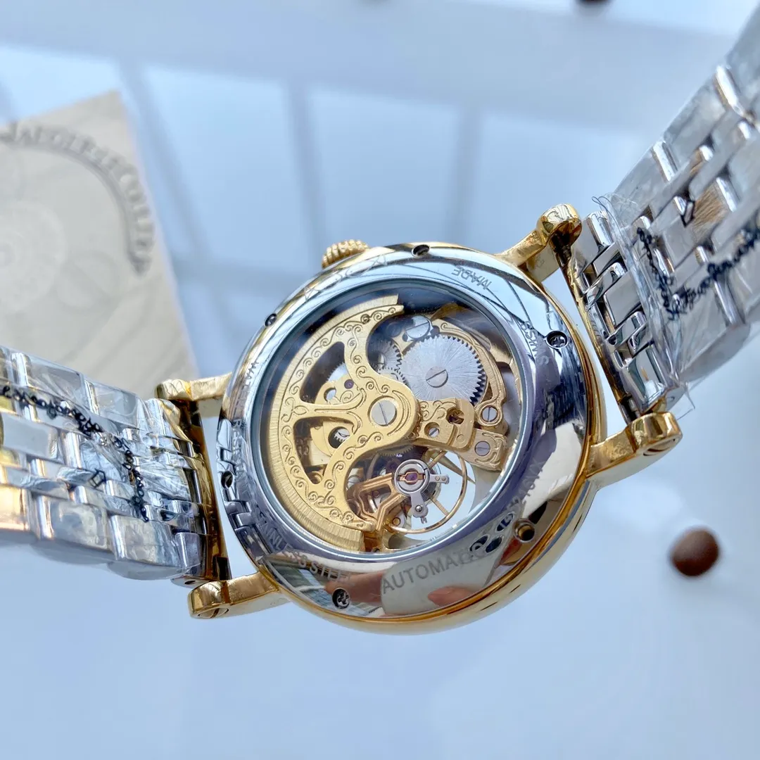 【Foreign Trade Import】💰1440! Patek Philippe (top quality, outstanding debut) 🎉🎉 [Type]: Boutique men's watch (top) exquisite [Strap]: 316L stainless steel strap (durable) [Movement]: Top mechanical movement (stable) [Material]: Mineral super strong mirror (wear-resistant) Exquisite quality and generous style, excellent temperament, wisdom and exclusivity [Size]: 43mm diameter, 12mm thick, hot sale! Welcome to reprint!